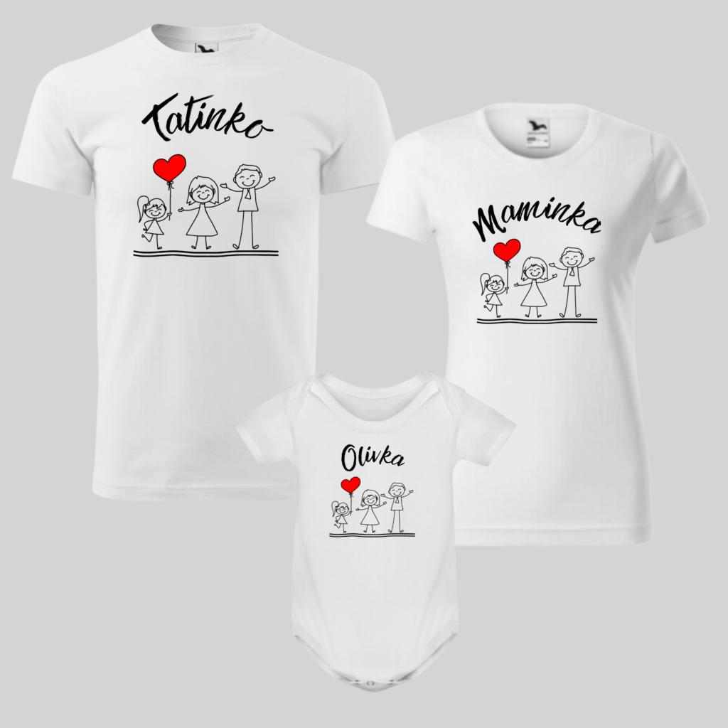 Rodinný set – Postavičky (maminka , tatinko , dcérka)