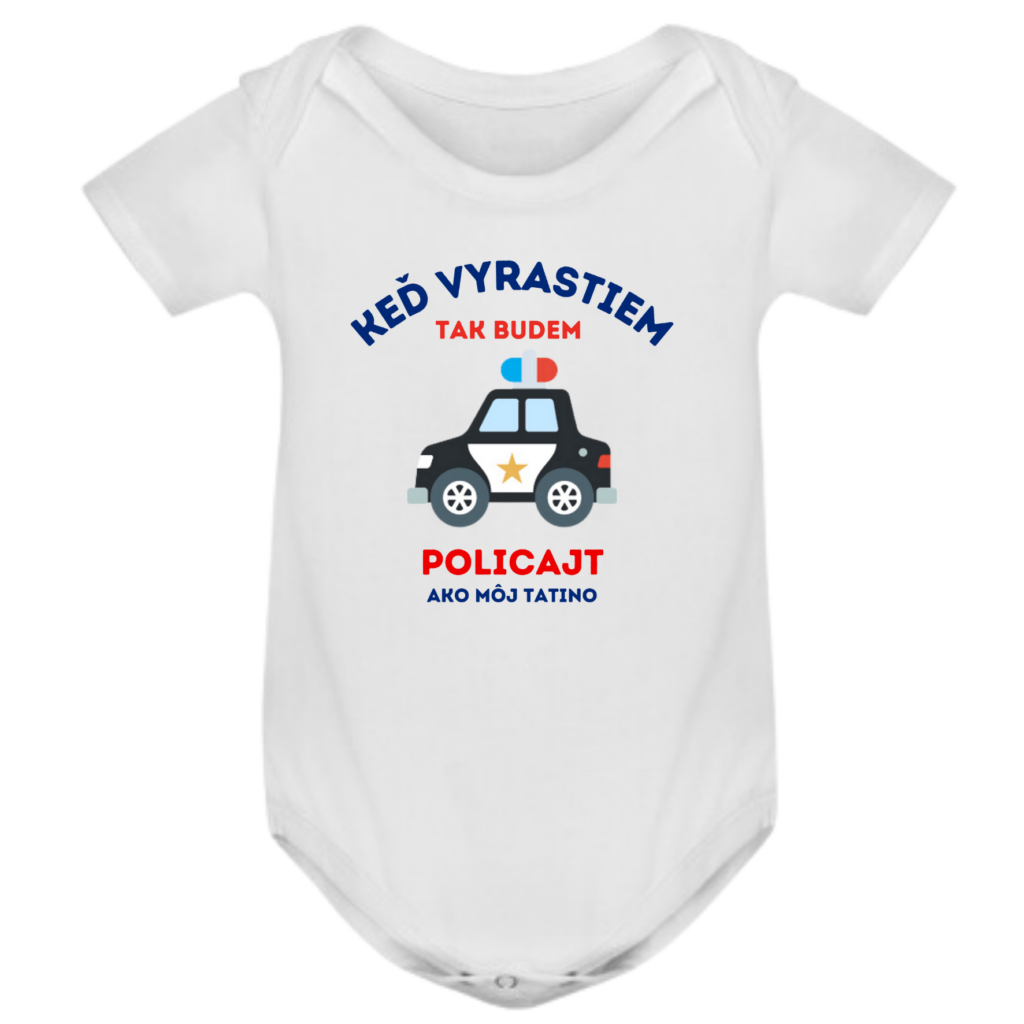 Detské body - Keď vyrastiem tak budem POLICAJT ako môj tatino