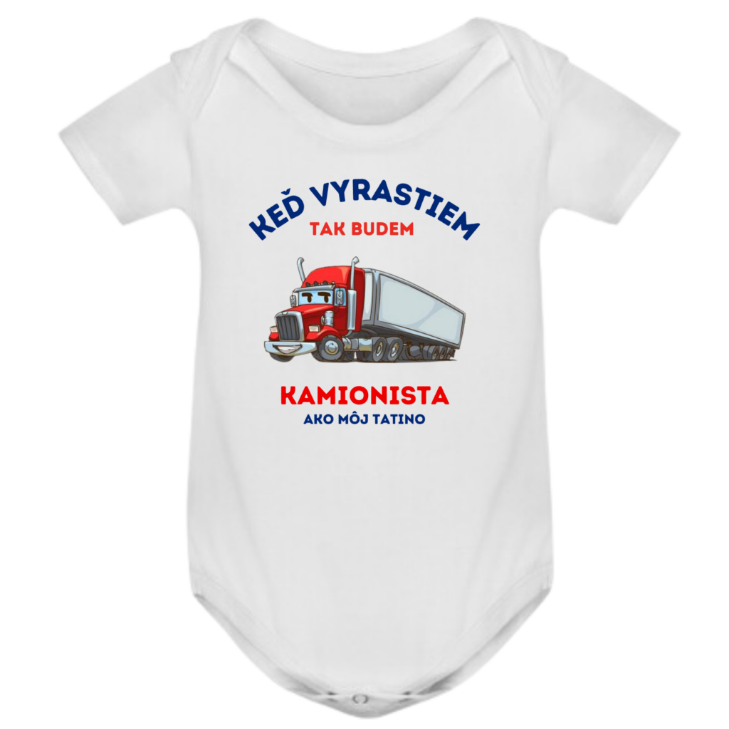 Detské body - Keď vyrastiem tak budem KAMIONISTA ako môj tatino