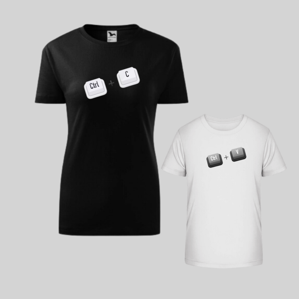Rodinný set - CTRL + V ( mama & dieťa)