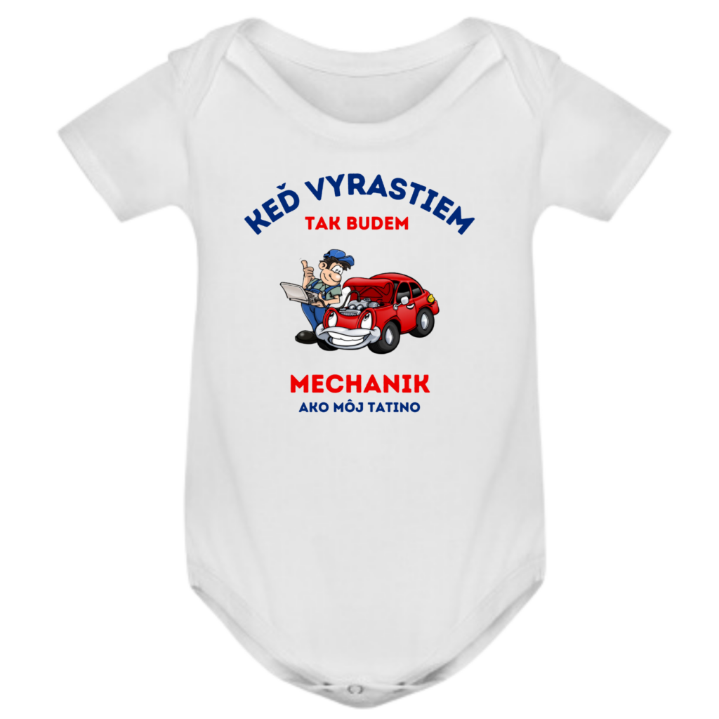 Detské body - Keď vyrastiem tak budem MECHANIK ako môj tatino
