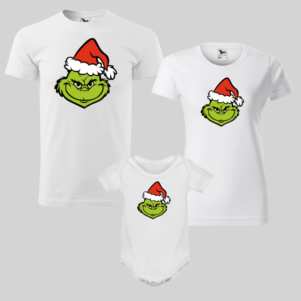 Rodinný set – Vianoce s Grinchom (mama, tata,dieťa)