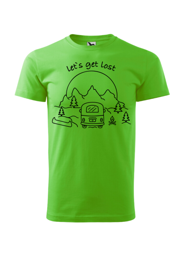Tričko - Vanlife camper – Let´s get lost