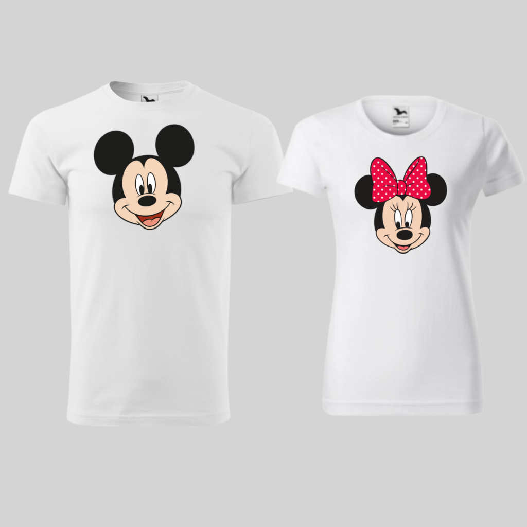 Tričká pre páry - Minnie & Micky
