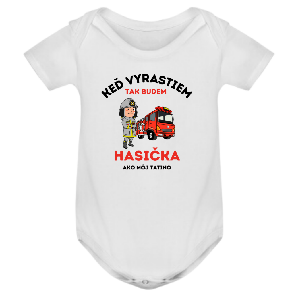 Detské body - Keď vyrastiem tak budem HASIČKA ako môj tatino