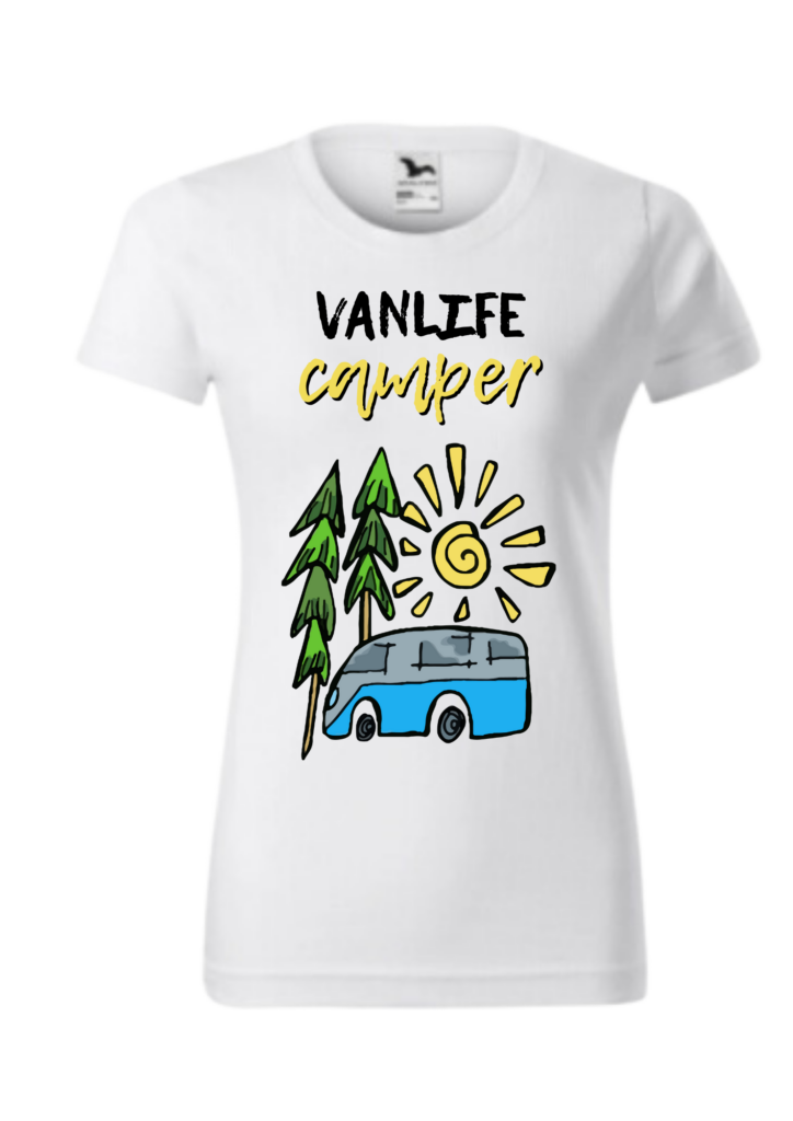 Tričko - Vanlife camper