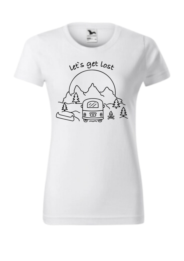 Tričko - Vanlife camper – Let´s get lost
